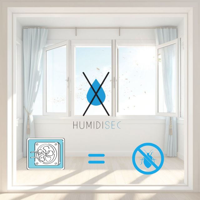 HUMIDISEC VENTILATION CONTRE ACARIENS